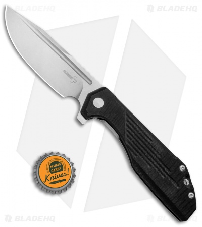 Boker Plus JB Stout Lateralus Flipper Knife Black G-10 (3.6" Stonewash)