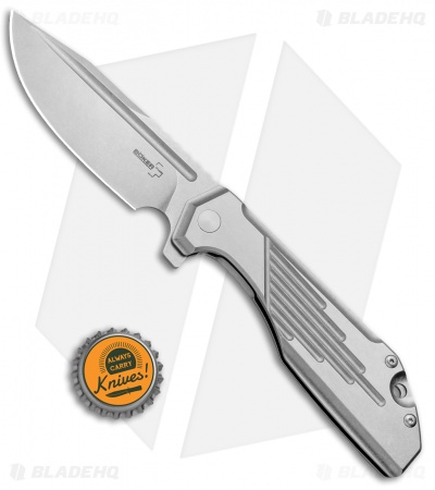 Boker Plus JB Stout Lateralus Flipper Knife Stainless Steel(3.6" SW) 01BO777