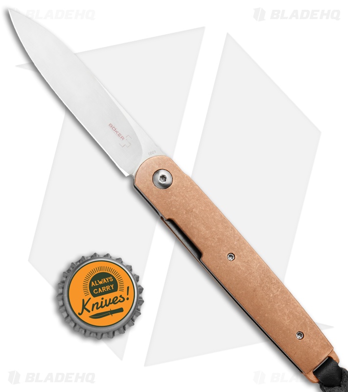Boker Plus Kansei LRF Liner Lock Knife Copper (3" Satin) 01BO125SOI