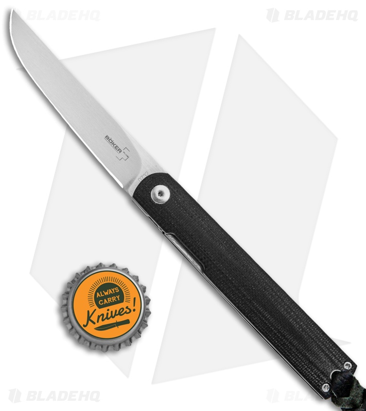 Boker Plus Kansei Nori Folding Knife | Black G-10 | Blade HQ