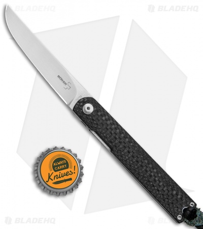 Boker Plus Kansei Nori Liner Lock Knife Carbon Fiber (3.125" Satin) 01BO891