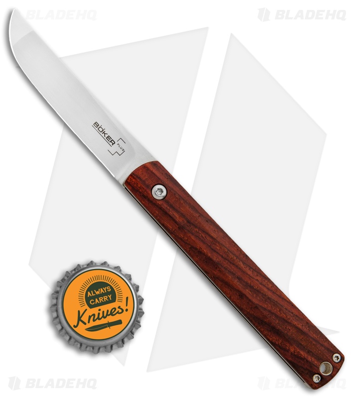 Boker Plus Kansei Wasabi Slip Joint Knife Cocobolo (2.8" Satin) 01BO631