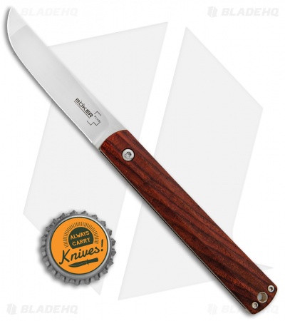 Boker Plus Kansei Wasabi Slip Joint Knife Cocobolo (2.8" Satin) 01BO631