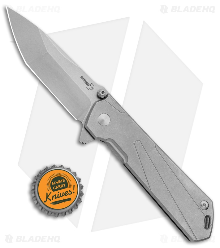 Boker Plus Kihon Tanto Frame Lock Knife Stainless Steel (3.25" SW) 01BO764