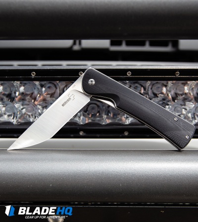 Boker Plus Komusubi Liner Lock Knife Black G-10 (3.75" Satin) 01BO258