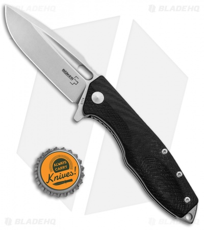 Boker Plus Mini Caracal Flipper Liner Lock Knife Black G-10 (3.125" SW) 01BO756