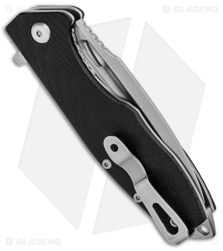 Boker Plus Mini Caracal Flipper Liner Lock Knife Black G-10 (3.125" SW) 01BO756