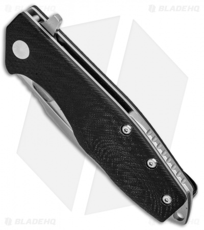Boker Plus Mini Caracal Flipper Liner Lock Knife Black G-10 (3.125" SW) 01BO756