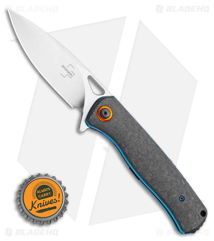 Boker Plus Nebula Liner Lock Knife Wild Carbon Fiber (3.6" Satin) 01BO319