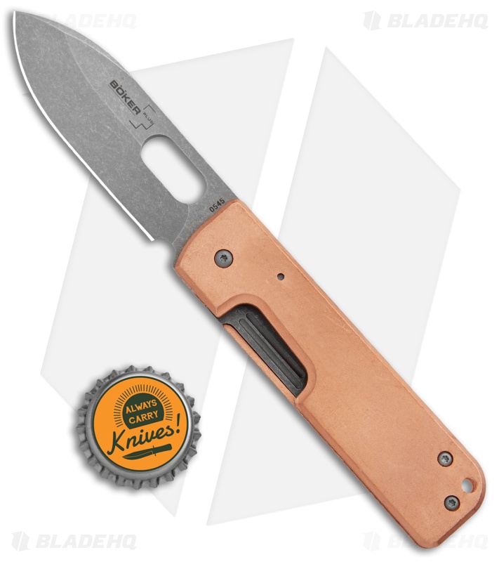 ネフ　アングーラ　美品 Boker Plus Panchenko Copper Lancer Liner Lock Knife (3