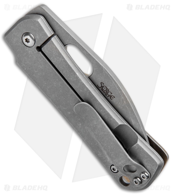 Boker Plus Panchenko Gust Frame Lock Knife Bronze SS (2.75" Stonewash) 01BO082