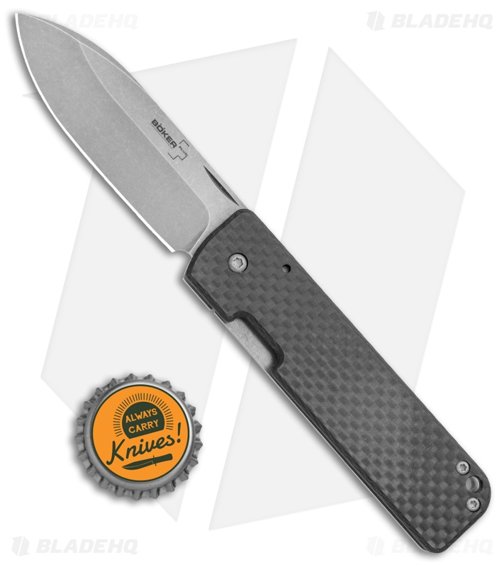 Boker Plus Panchenko Lancer 42 Frame Lock Knife Carbon Fiber (2.75" SW) 01BO467 