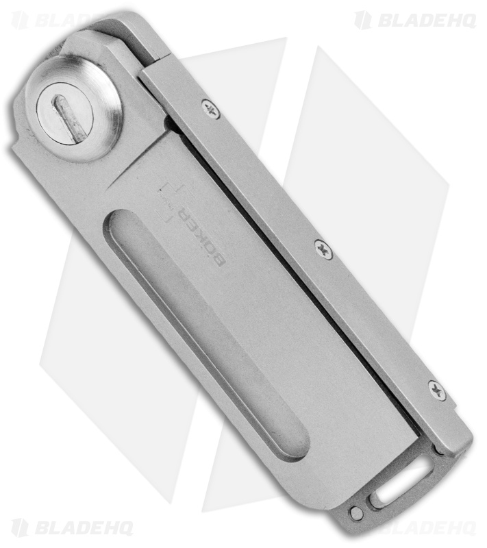 Boker Plus Rocket Titan Liner Lock Knife Titanium (2.1" Bead Blast) 01BO264