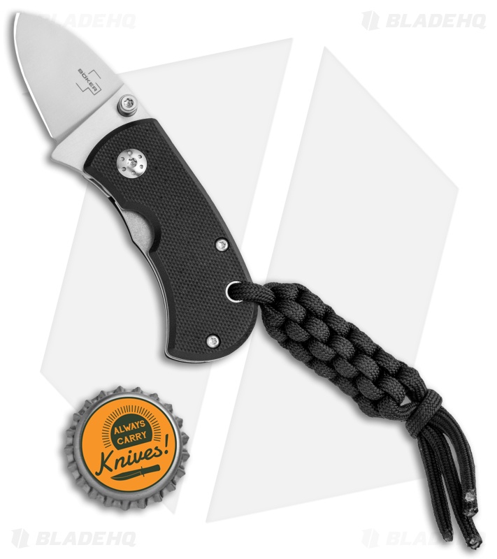 Boker Plus Rockhopper Liner Lock Knife Black G-10 (1.6" Satin)