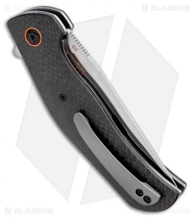 Boker Plus Roundhouse Liner Lock Flipper Knife Carbon Fiber(3.75" Satin)
