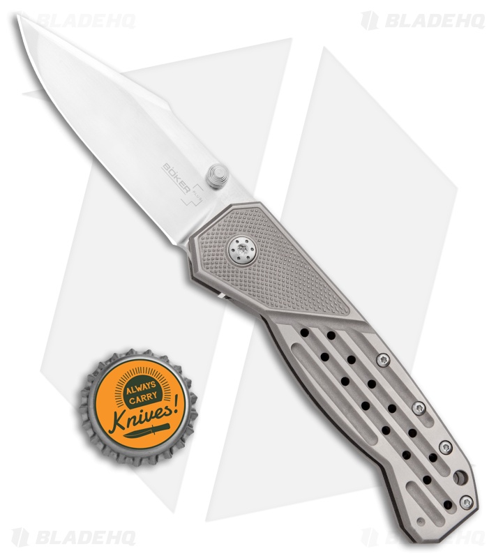 SENGOKU 謙信　シルバー Boker Plus Scoundrel 2nd Gen. - Frame Lock Knife | Blade HQ