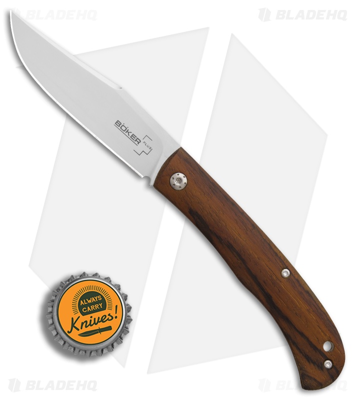 Boker Plus Slack Slip Joint Folding Knife Cocobolo (3.25" Satin) 01BO069