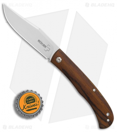 Boker Plus Slack Slip Joint Folding Knife Cocobolo (3.25" Satin) 01BO069