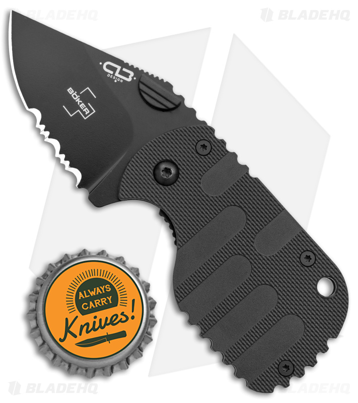 Boker Plus Subcom | Serr Knife | Black | 01BO526 - Blade HQ