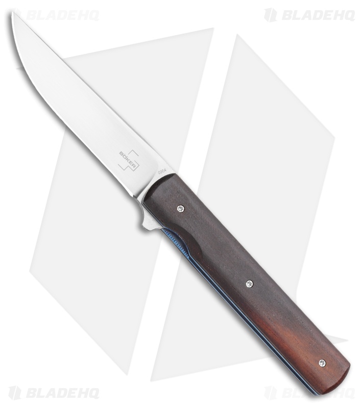 Boker Plus Urban Trapper Knife Liner Lock Cocobolo (3.3" Satin) 01BO318