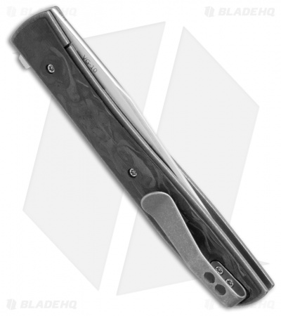 Boker Plus Zinker Urban Trapper Knife Marbled Carbon Fiber (3.5" Satin) 01BO726