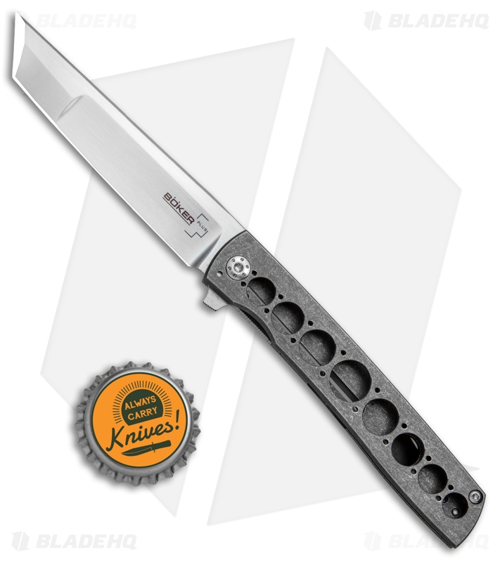 Boker Plus Urban Trapper Tanto Frame Lock Knife (3.5" Satin) 01BO721 Brad Zinker