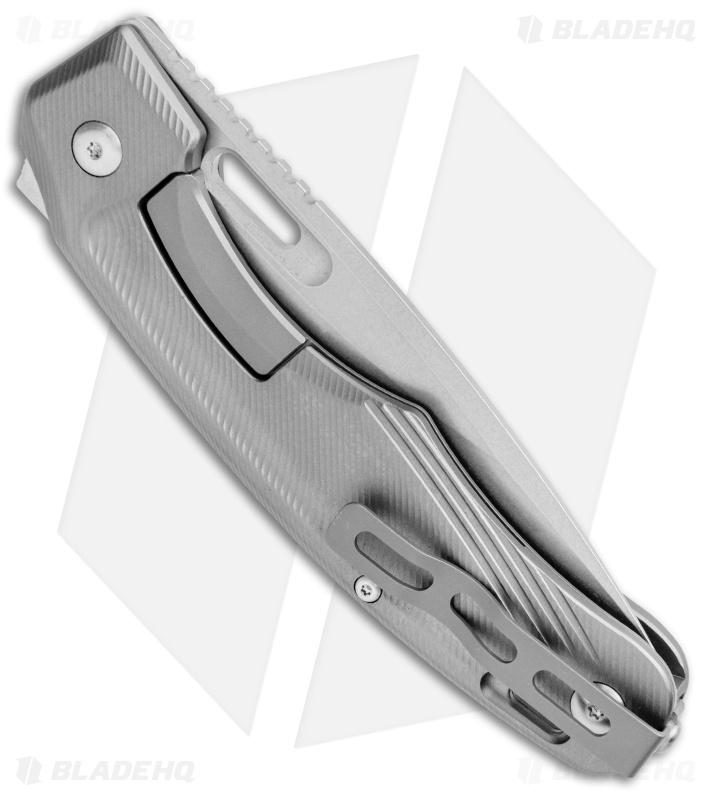 Boker Plus Warbird Liner Lock Knife Aluminum (3.6" Stonewash) 01BO749