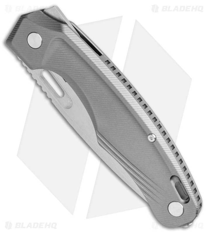 Boker Plus Warbird Liner Lock Knife Aluminum (3.6" Stonewash) 01BO749