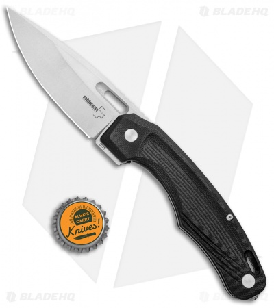 Boker Plus Warbird Liner Lock Knife Black G-10 (3.6" Stonewash) 01BO754