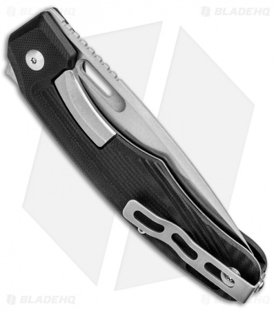 Boker Plus Warbird Liner Lock Knife Black G-10 (3.6" Stonewash) 01BO754