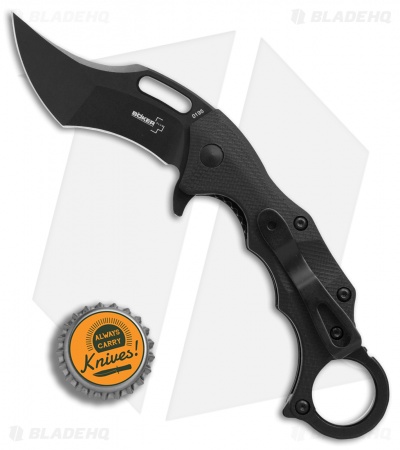 Boker Plus Wildcat Karambit Liner Lock Flipper Knife (2.8" Black) 01BO769