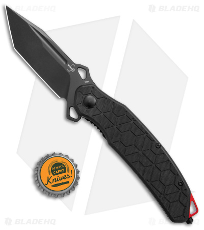 Boker Plus Yokai Liner Lock Knife Non-Slip Black (3.75" Black) 01BO151
