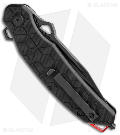 Boker Plus Yokai Liner Lock Knife Non-Slip Black (3.75" Black) 01BO151