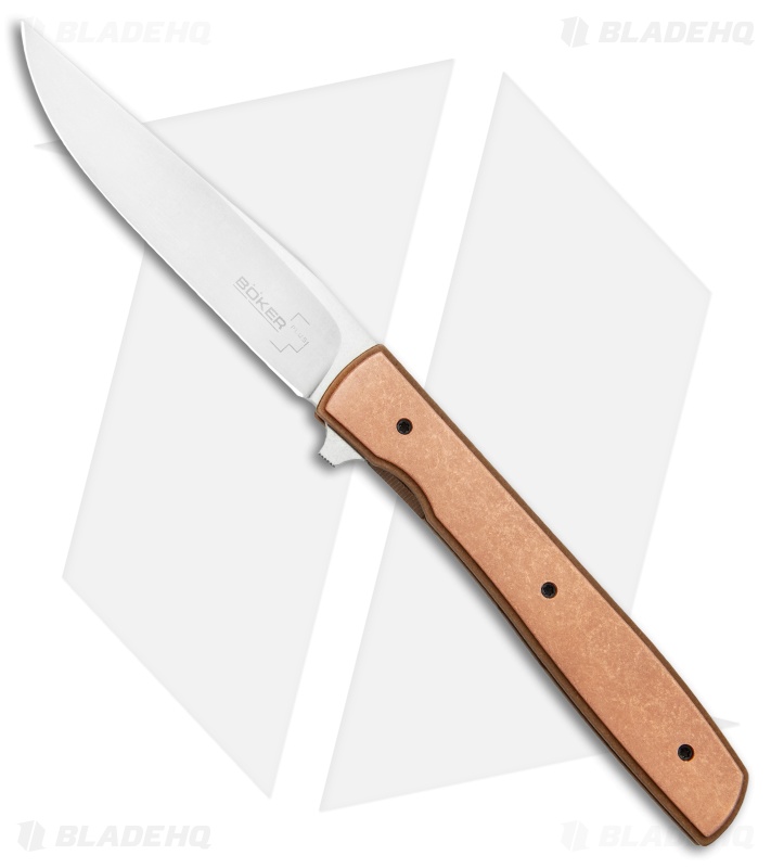 ビレロイ&ボッホ　ベネディクトオートモービル　かば Boker Plus Urban Trapper Knife Copper (3.5