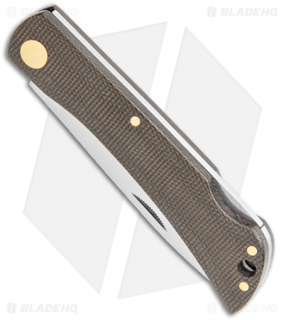 Boker Rangebuster Lockback Knife Green Linen Micarta (3" Satin) 111914
