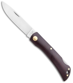 Boker Rangebuster Lockback Knife Maroon Linen Micarta (3" Satin) 110914