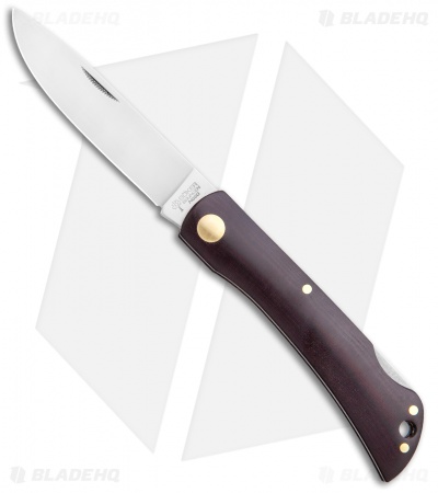 Boker Rangebuster Lockback Knife Maroon Linen Micarta (3" Satin) 110914