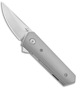 Boker Stubby Kwaiken Exclusive Flipper Knife Titanium (2" Satin)