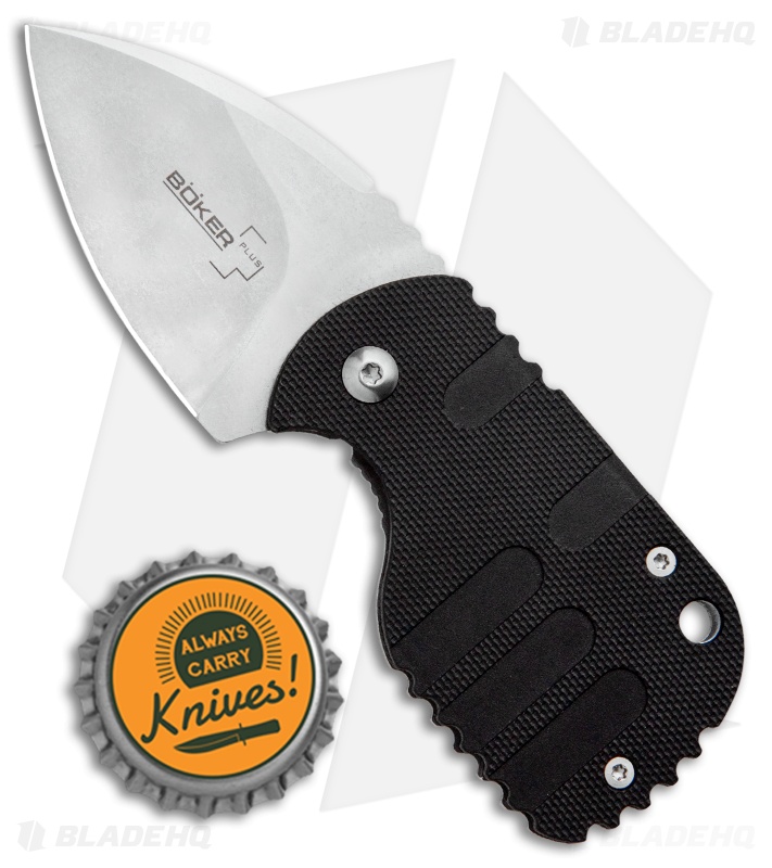 Boker Subcom Friction Folder Black G-10 (2.25" Stonewash) 01BO610