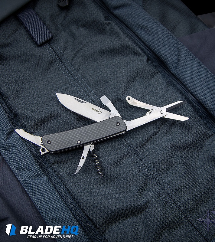 Boker Tech-Tool Carbon Fiber 3 Pocket Knife Multi-Tool (2.75" Polish) 01BO823