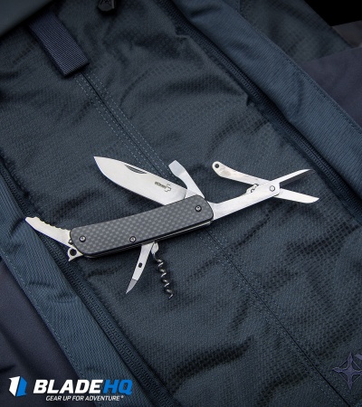 Boker Tech-Tool Carbon Fiber 3 Pocket Knife Multi-Tool (2.75" Polish) 01BO823