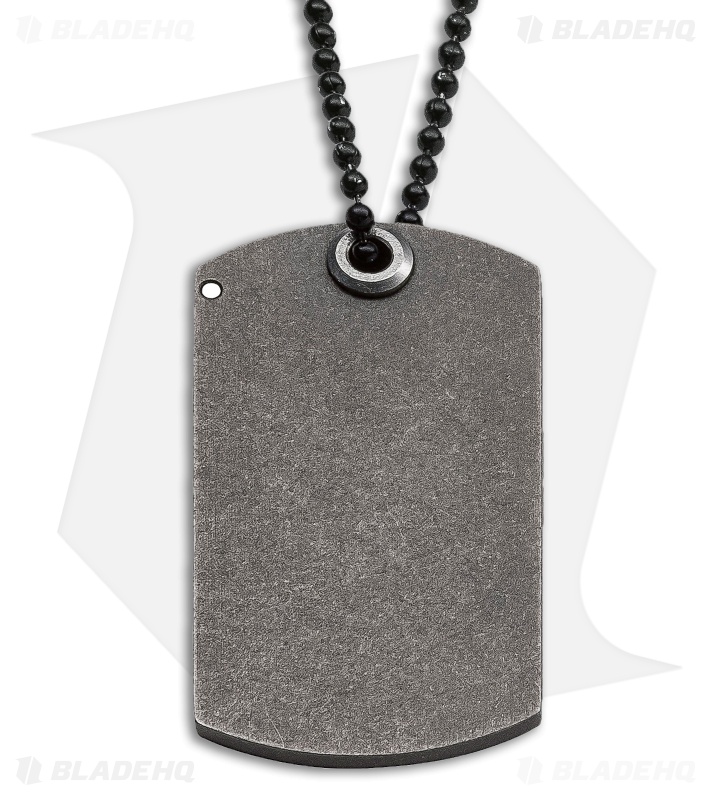 Boker Plus Kubasek KTK Dog Tag Knife Titanium (1.75" Satin)