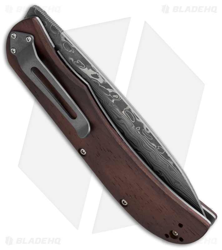 Boker Plus Exskelibur I Liner Lock Knife Cocobolo (3.5" Damascus) 01BO222DAM