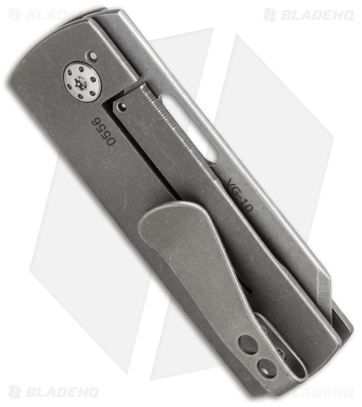 Boker Plus Pelican Frame Lock Knife Titanium (1.8" Stonewash) 01BO729