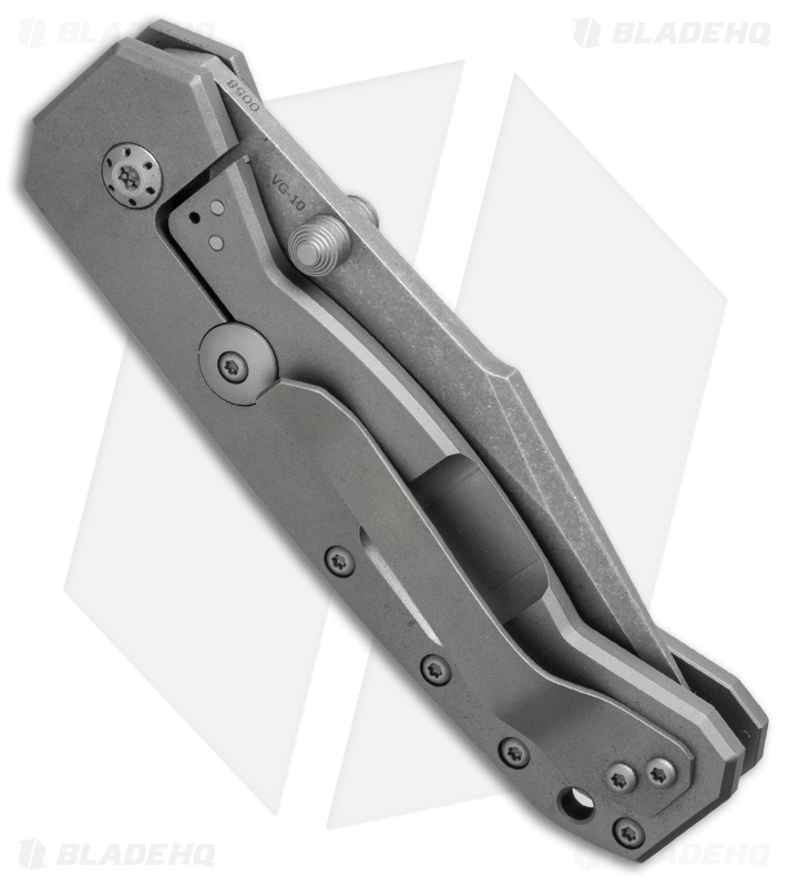 Boker Plus Scoundrel Frame Lock Knife Titanium (3.25" Tumbled) 01BO760