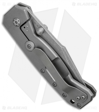 Boker Plus Scoundrel Frame Lock Knife Titanium (3.25" Tumbled) 01BO760