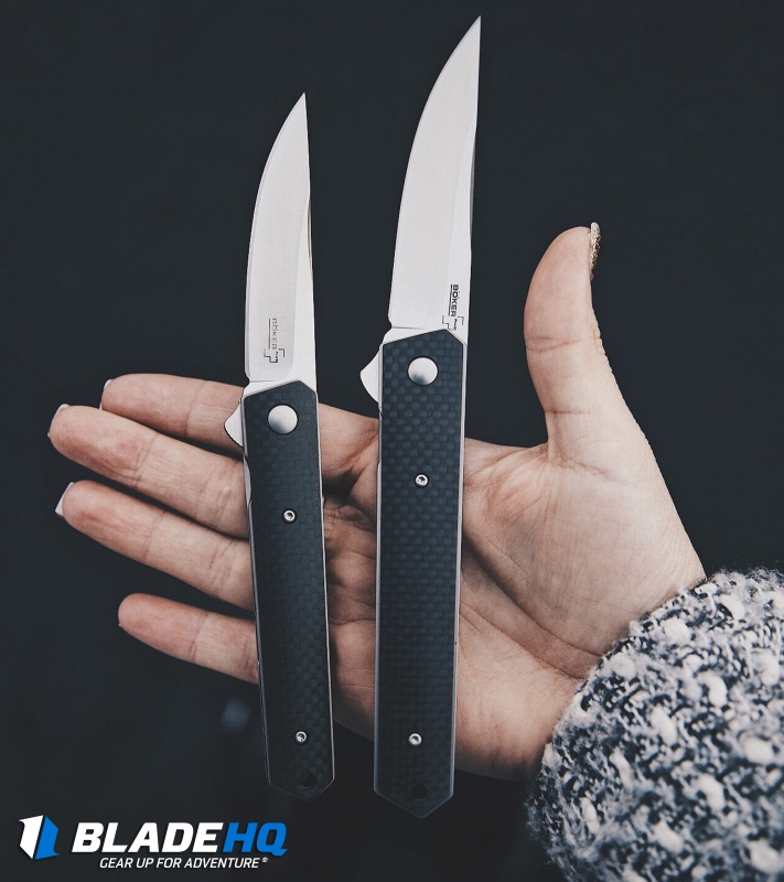 Boker Kwaiken Flipper Knife - Carbon Fiber | Free Shipping