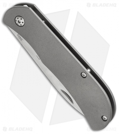 Boker Plus Exskelibur II Titan Frame Lock Knife Titanium (2.8" Satin) 01BO134