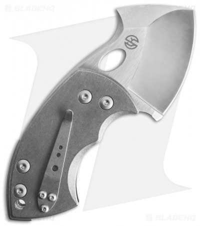 Boker War Toad Friction Folder Knife Black G10 Titanium (2.25" Satin) TuffKnives