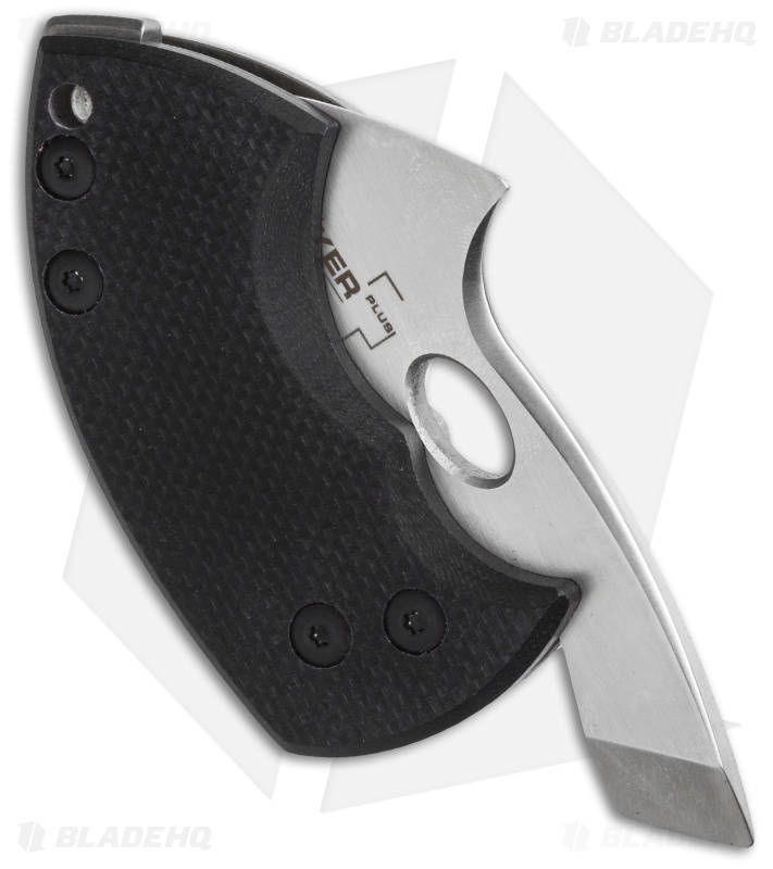 Boker War Toad Friction Folder Knife Black G10 Titanium (2.25" Satin) TuffKnives